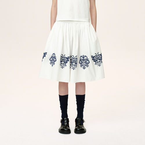 WMWM (concierge) (W) 26SS SKIRT 13 (WHITE)