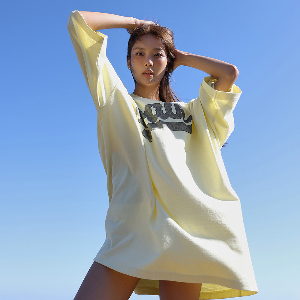 LANGER [PLC] milky printed t-shirt_3Colors