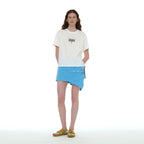 PARTIMENTO WOMEN POSITIVE CHAOS PRINTED TEE_WHITE