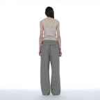 PARTIMENTO WOMEN OVERLAY SLEEVELESS_ECRU