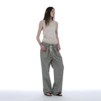 PARTIMENTO WOMEN OVERLAY SLEEVELESS_ECRU