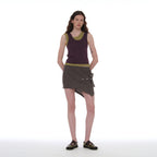 PARTIMENTO WOMEN OVERLAY SLEEVELESS_PURPLE