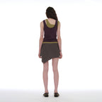 PARTIMENTO WOMEN OVERLAY SLEEVELESS_PURPLE