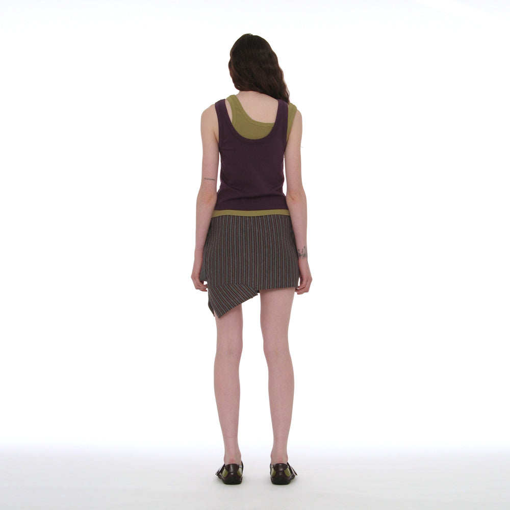 PARTIMENTO WOMEN OVERLAY SLEEVELESS_PURPLE