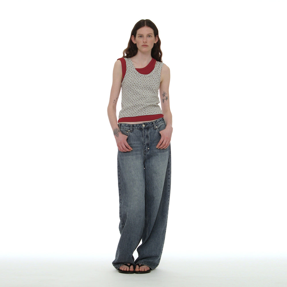 PARTIMENTO WOMEN OVERLAY SLEEVELESS_FLORAL