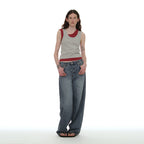 PARTIMENTO WOMEN OVERLAY SLEEVELESS_FLORAL