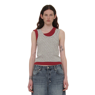 OVERLAY SLEEVELESS_FLORAL
