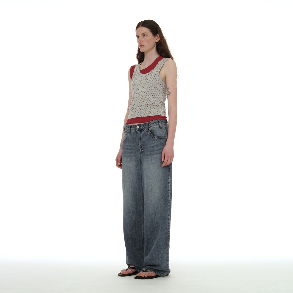PARTIMENTO WOMEN OVERLAY SLEEVELESS_FLORAL