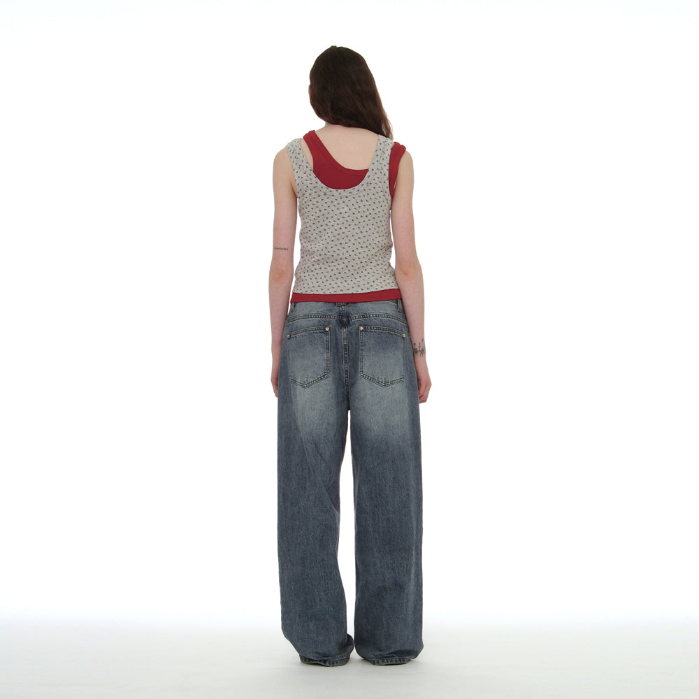 PARTIMENTO WOMEN OVERLAY SLEEVELESS_FLORAL