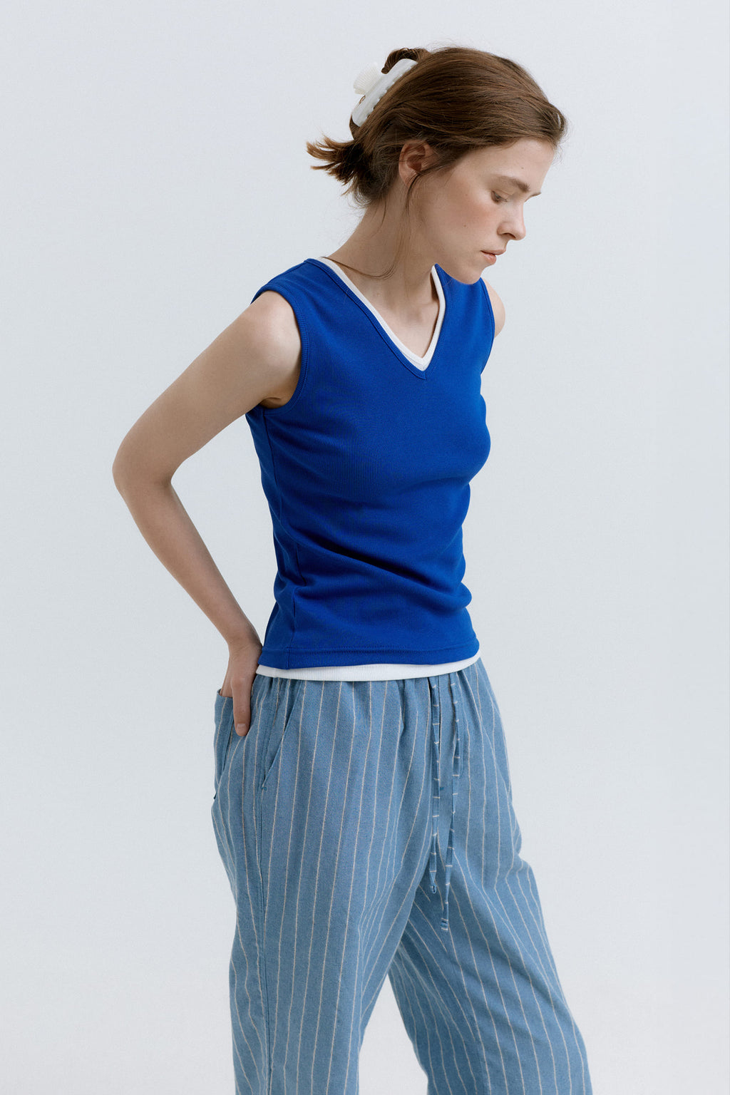 HACER Cleo V-neck Sleeveless (3color)