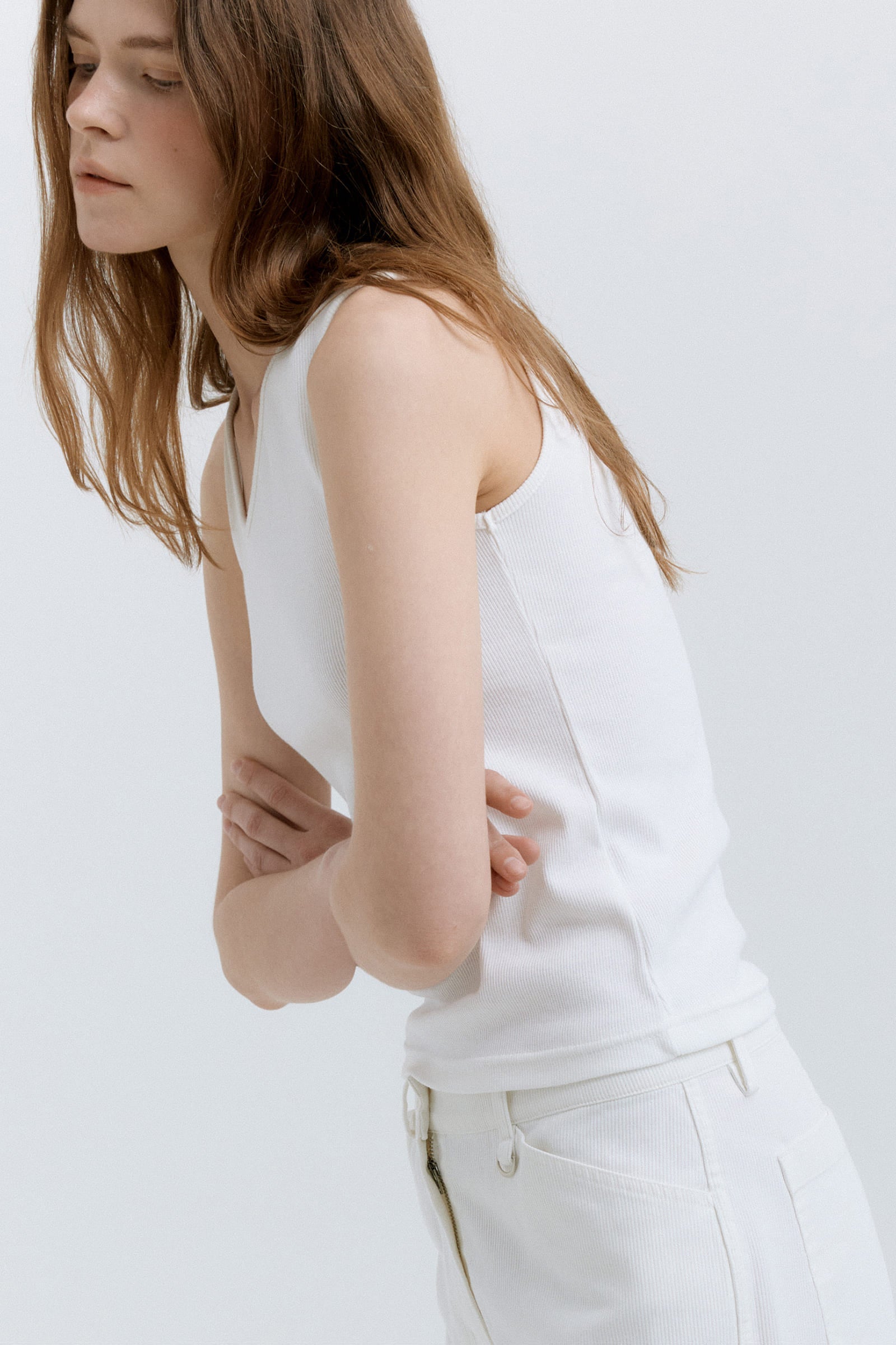 HACER Cleo V-neck Sleeveless (3color)