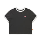 KODAK APPAREL Breezepop Big Graphic Short Sleeve T-Shirt Women CHARCOAL