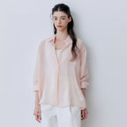 Le' Studio [Summer sheer shirt] SUMMER LOOSE FIT SHEER SHIRT (PK)