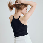 LE SEREIN LS23TP-307 Halterneck tank top_5 Colors