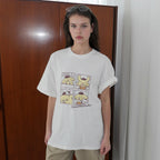 SOMEWHEREBUTTER [Charles Entertainment PICK] [6th] Cartoon Pompompurin Over-Fit Top - Ivory