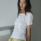 RENSE Cami Layered T-Shirt White