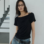 RENSE Cami Layered T-Shirt Black