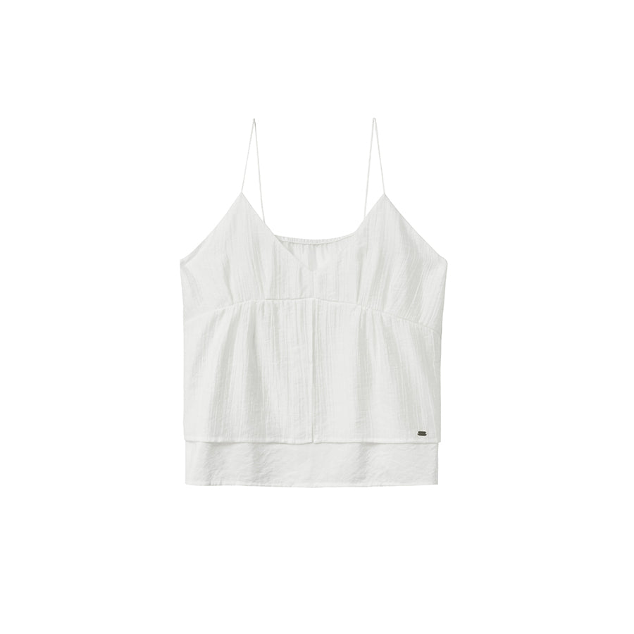 RENSE Double Layered Bustier Ivory