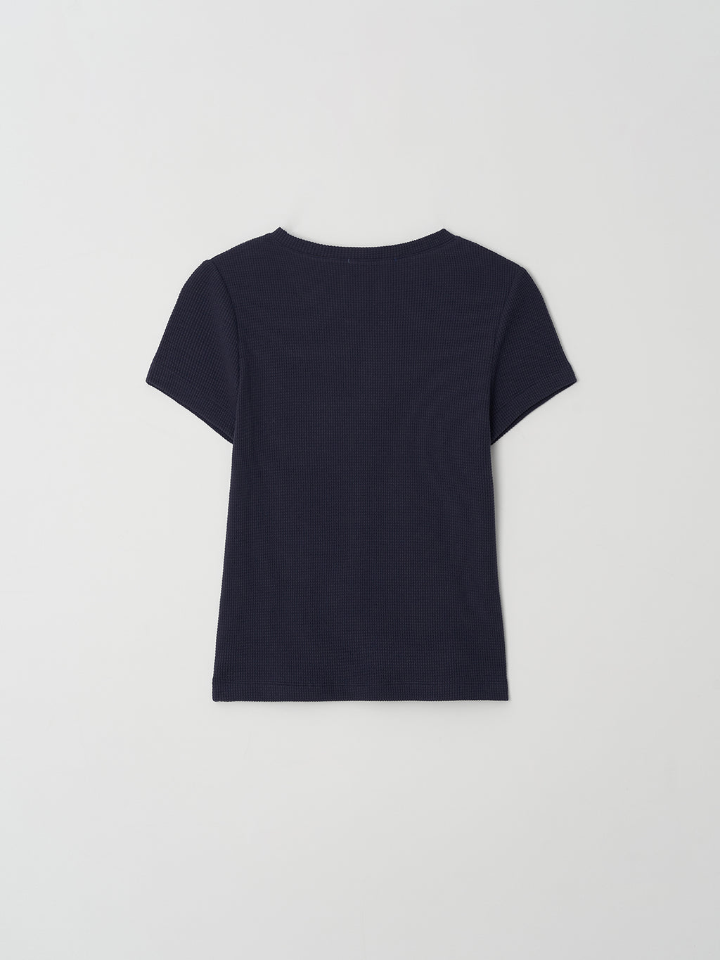 Tekto Kate waffle henley t-shirt_Navy
