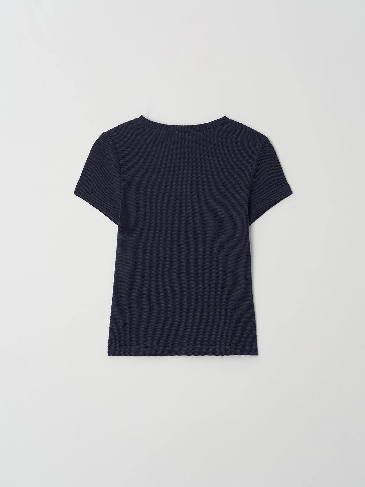 Tekto Kate waffle henley t-shirt_Navy
