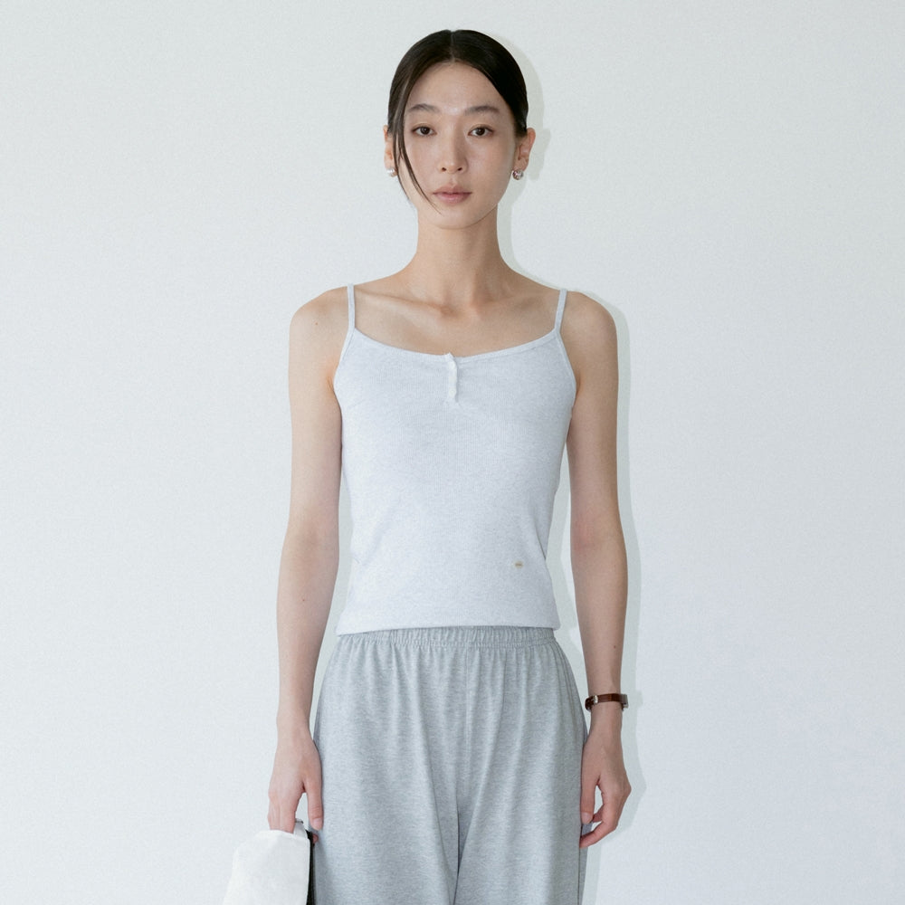 grayroom Button sleeveless top_3color
