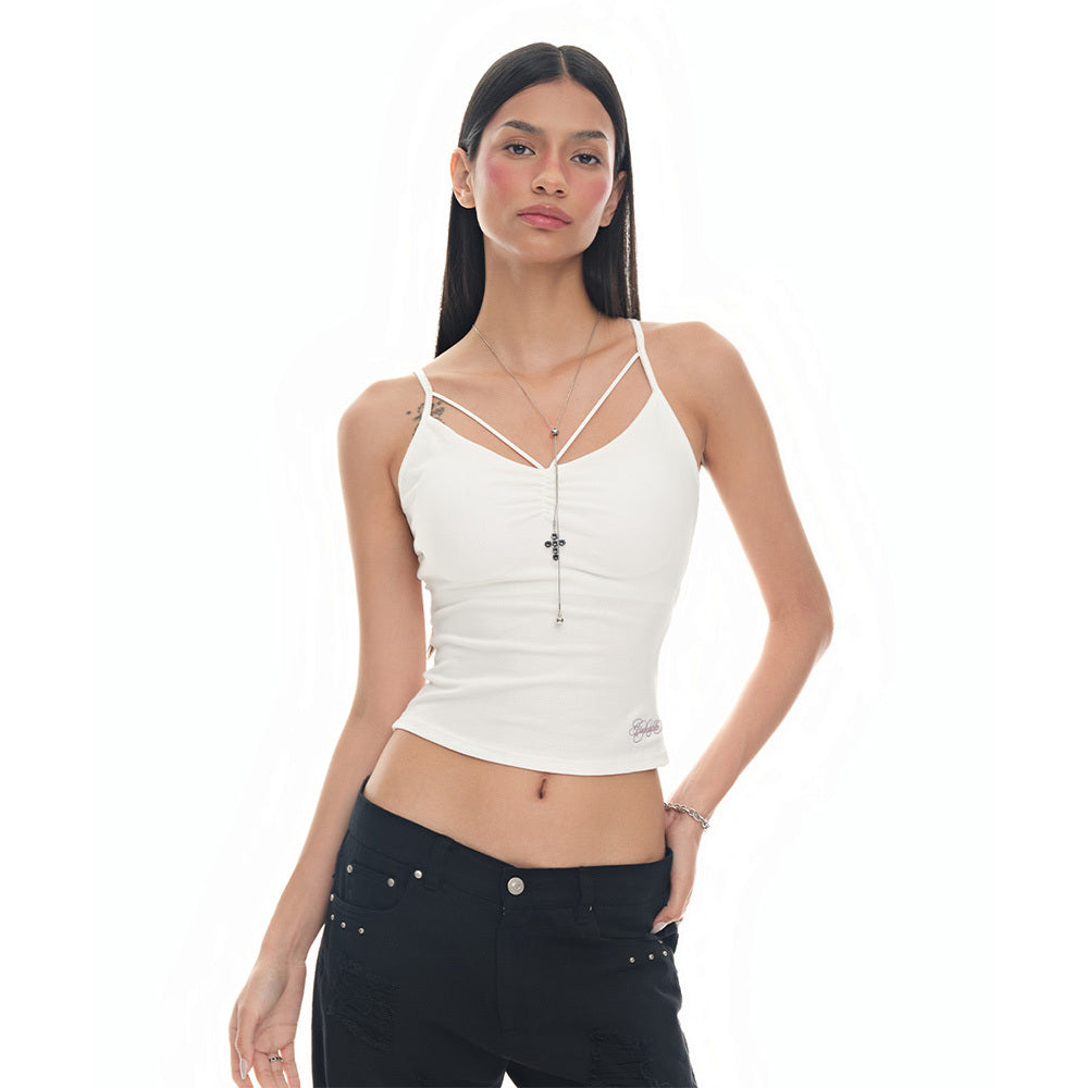 BLACKPURPLE Vella Strap Sleeveless_White