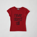 HATA HaTA Cap Sleeve T-Shirt_Red