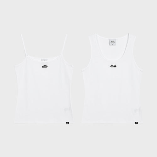 EMIS (W) 2PACK SLEEVELESS TOP-WHITE