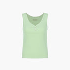 DEPOUND [Add color] pincoat henley neck sleeveless (6color)