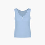 DEPOUND [Add color] pincoat henley neck sleeveless (6color)