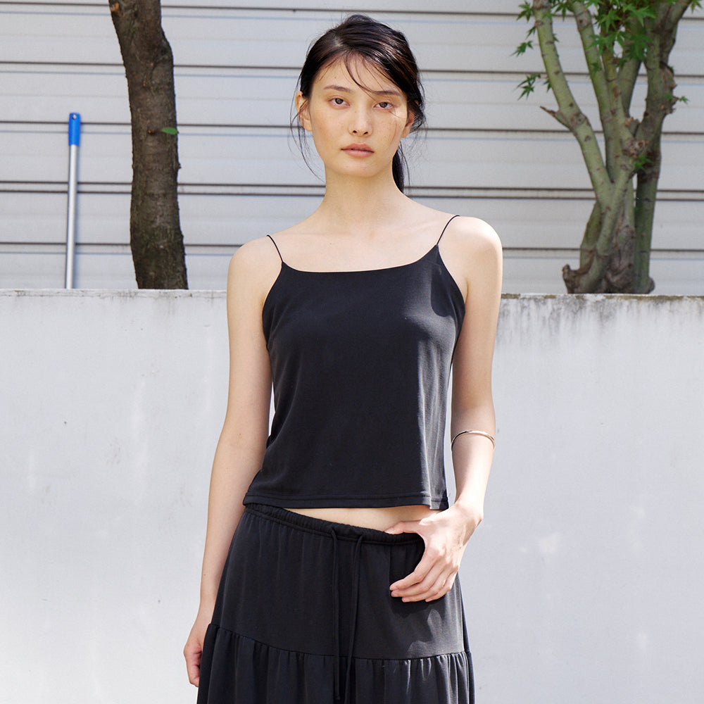NOEUD Soft Modal Sleeveless (Black)