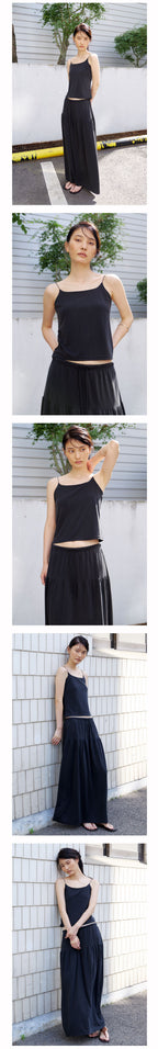 NOEUD Soft Modal Sleeveless (Black)