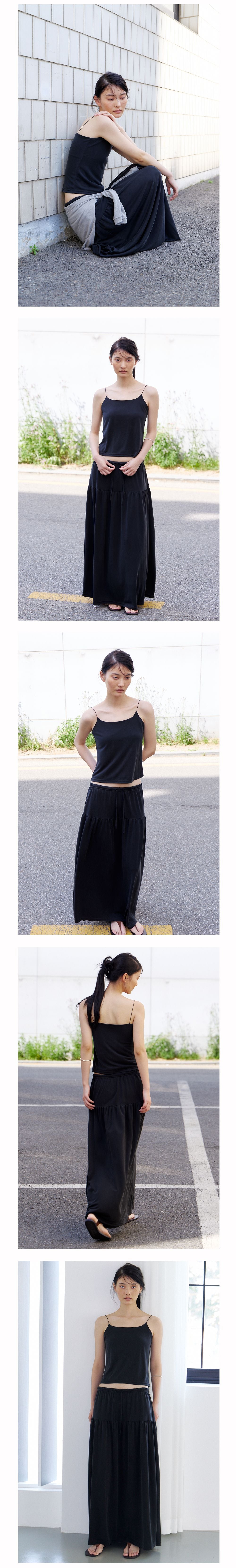 NOEUD Soft Modal Sleeveless (Black)