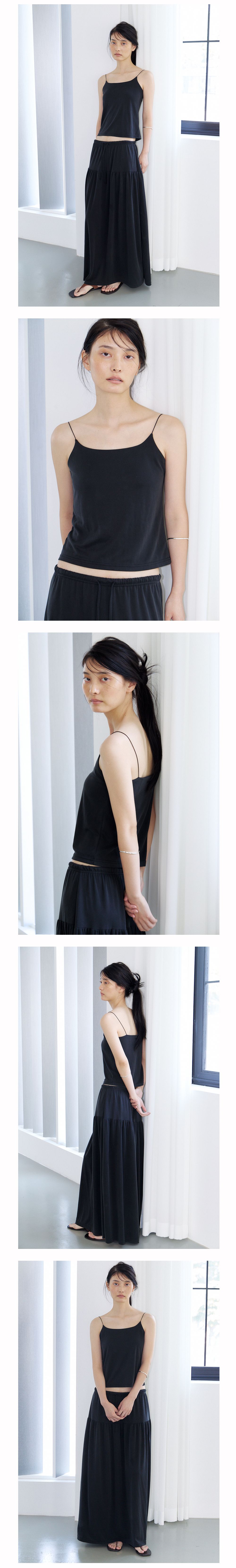NOEUD Soft Modal Sleeveless (Black)