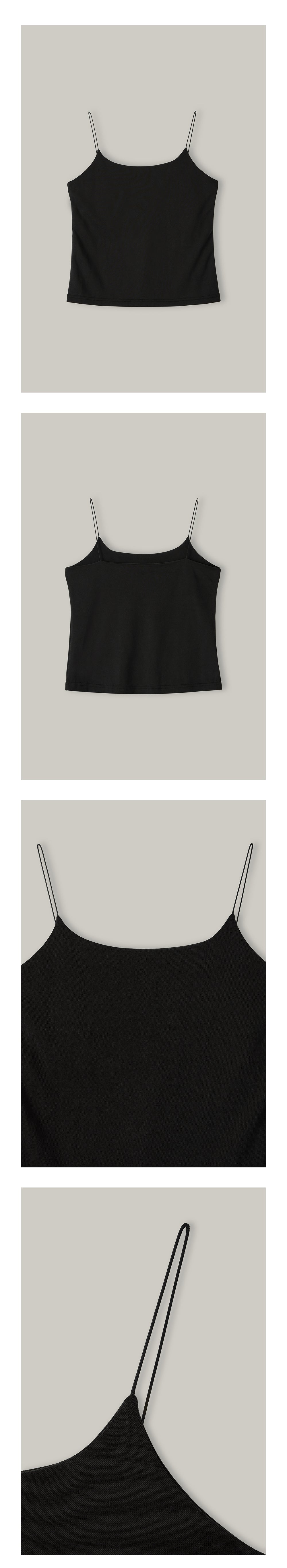NOEUD Soft Modal Sleeveless (Black)