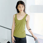 NOEUD Deep Round Sleeveless (Olive)