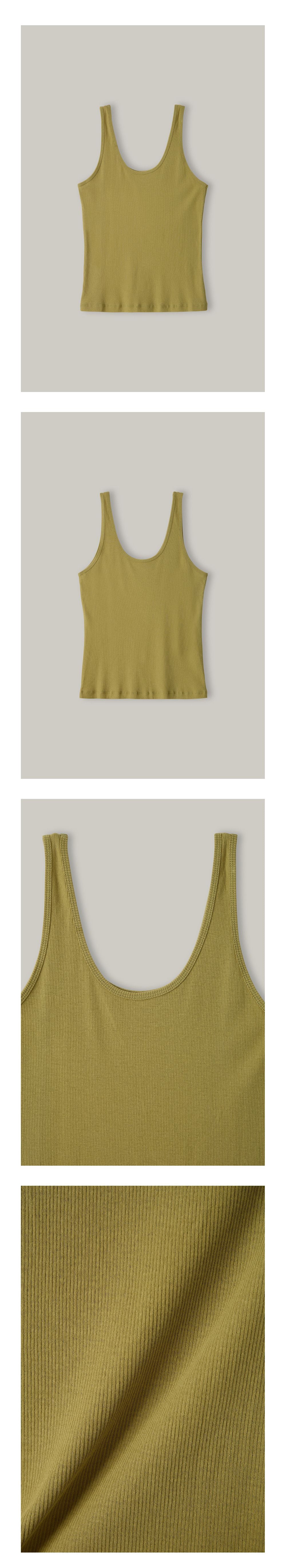NOEUD Deep Round Sleeveless (Olive)