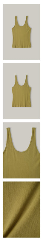NOEUD Deep Round Sleeveless (Olive)