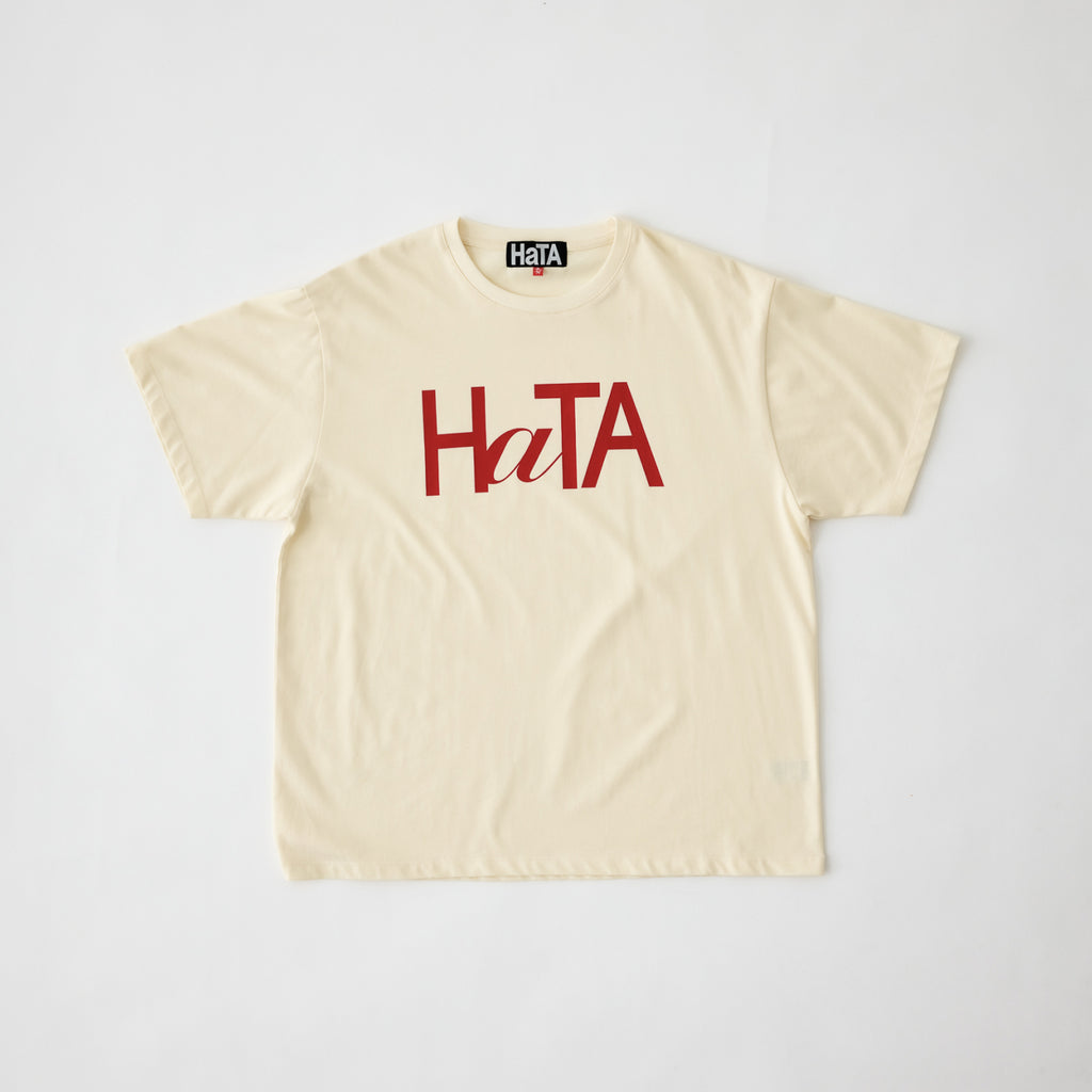 HATA HaTA Signature Graphic T-Shirt_Ivory