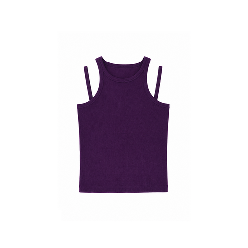 MEENDERI (1st reorder) CURVE STRAP SLEEVELESS - PURPLE
