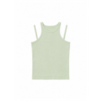 MEENDERI [Jjini PICK] (1st reorder) CURVE STRAP SLEEVELESS - MINT