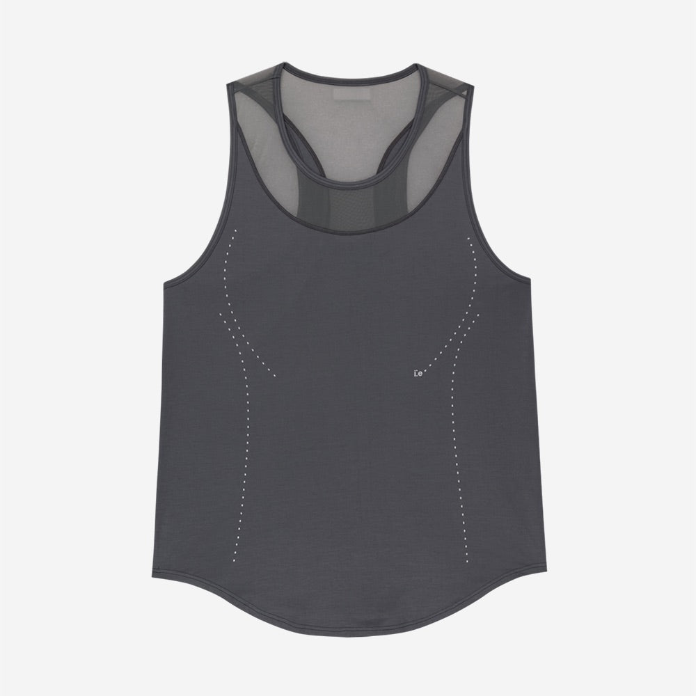 OJOS i:e Breathform Running Tank Top / Charcoal