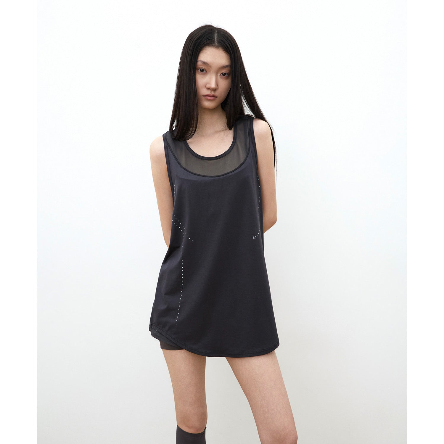 OJOS i:e Breathform Running Tank Top / Charcoal