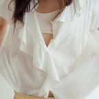 MURMURE [3rd] Liev ruffle collar blouse_Liev Blouse