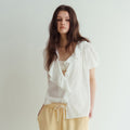 MURMURE [3rd] Liev ruffle collar blouse_Liev Blouse