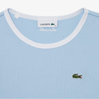 LACOSTE Women's Ringer Short Sleeve T-Shirt TF902E-56G HBA