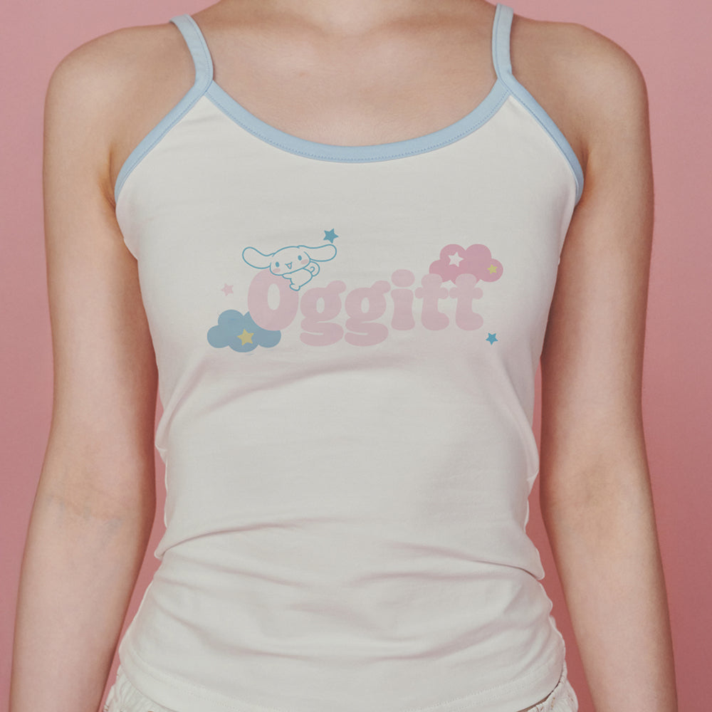 OGGITT Cinnamoroll 90s sleeveless cream blue