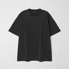 JojiLong JN103 DISTRESS OLD 1/2 T-SHIRT - BLACK