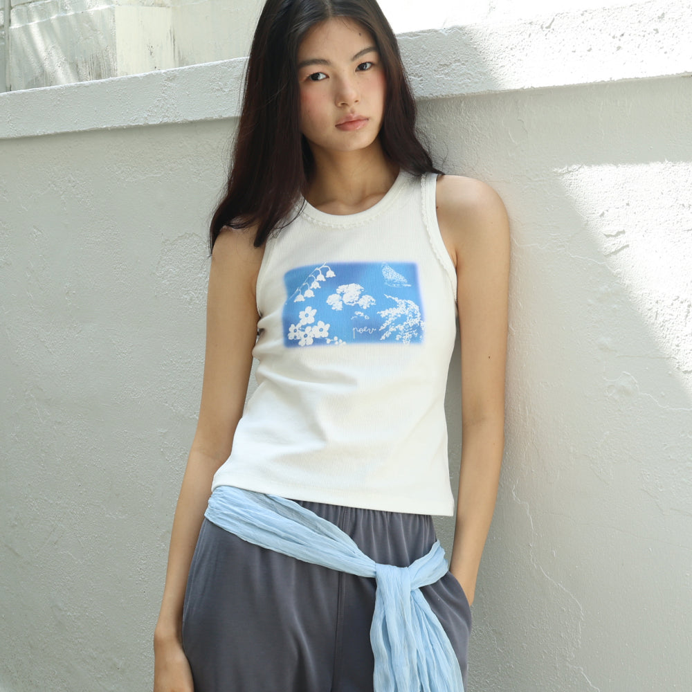 POEV Flower Tank Top [3 Color]