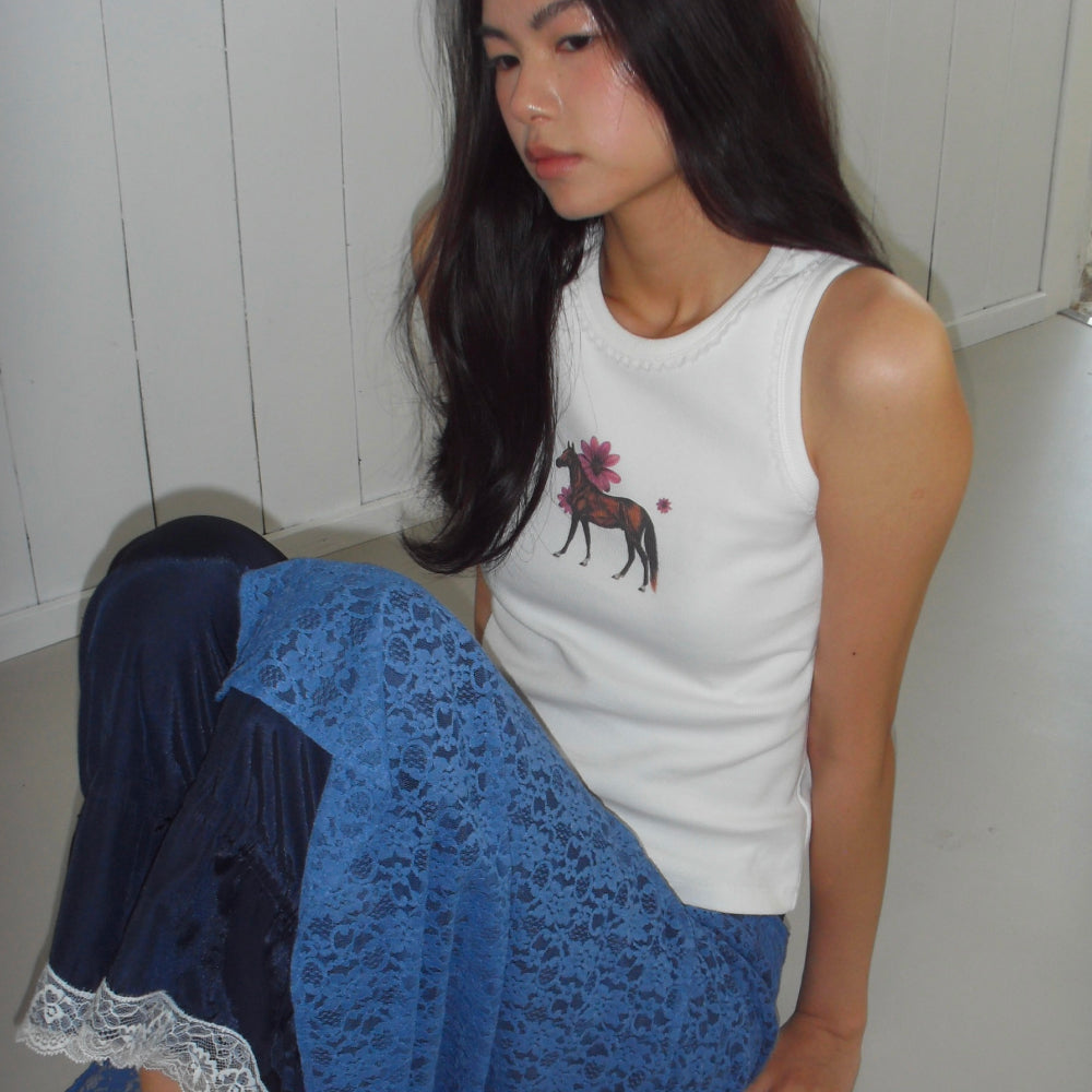POEV Flower Tank Top [3 Color]